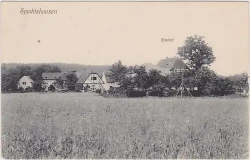 Spechtshausen-Tharandt Stadt und Gasthaus
