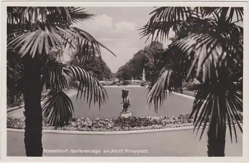 Düsseldorf Gartenanlage (Graf-Adolf-Platz) Ansichtskarte 1939