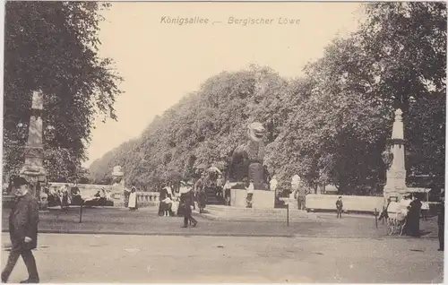 Düsseldorf Königsallee - Bergischer Löwe