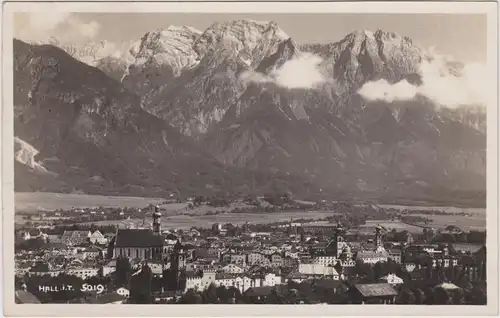 Hall in Tirol Blick auf die Stadt