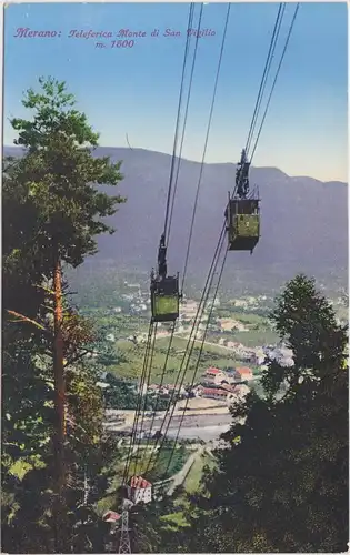 Meran Seilbahn und Stadt