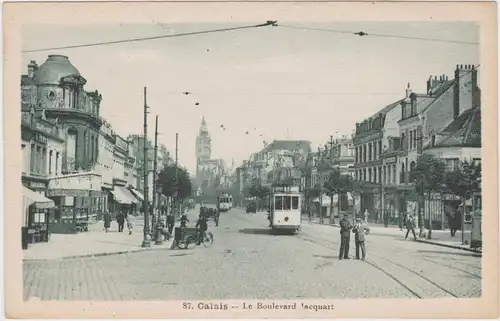 Calais Le Boulevard Lacquart, Straßenbahn