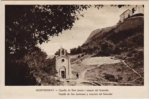 Monistrol de Montserrat Capella de Sant Jeroni i estacio del funicular