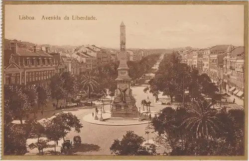 Lissabon Avenida da Liberdade