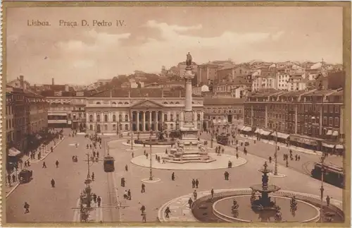 Lissabon Praça D. Pedro IV.