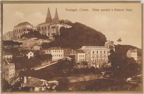 Sintra Vista parcial e Palacio Real