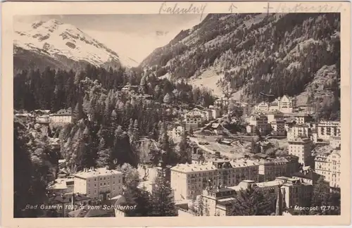 Bad Gastein Totale vom Schillerhof