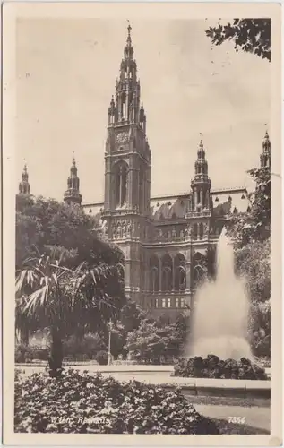Wien Rathaus Ansichtskarte 1942