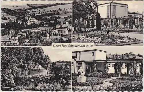 Ansichtskarte Bad Schallerbach 4 Bild Karte 1962