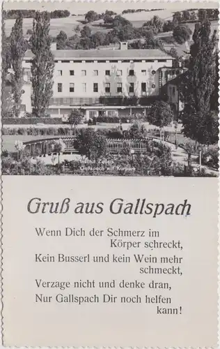 Gallspach Institut Zeileis, Gallspach mit Kurpark