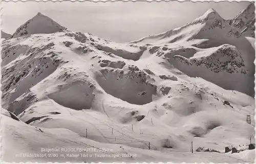 Uttendorf Skigebiet Rudolfshütte mit Medelzkopf, Kaiser Törl u. Tauernkogel