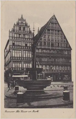 Hannover Alte Häuser am Markt - Geschäfte