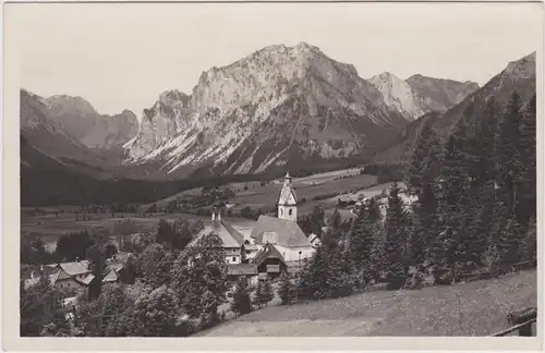 Tragöß Blick auf die Stadt