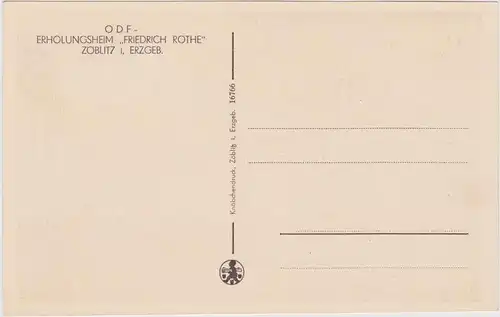 Zöblitz ODF - Erholungsheim "Friedrich Rothe" - innen