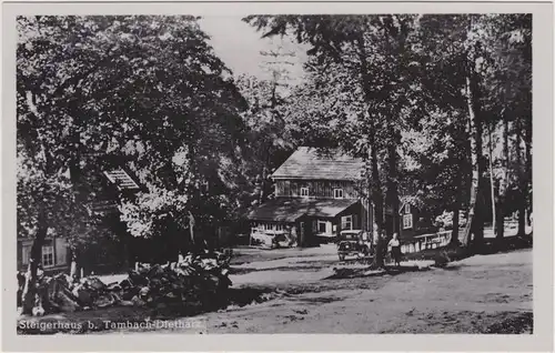 Tambach-Dietharz Steigerhaus Ansichtskarte 1954