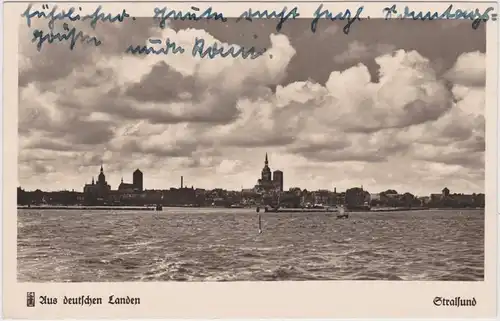 Stralsund Blick auf die Stadt