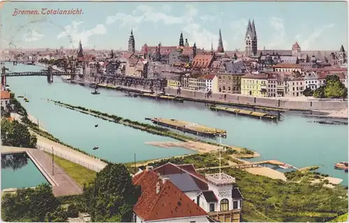 Bremen Stadt, Weser und Bootshaus