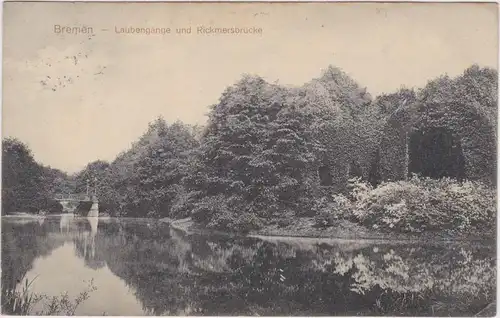 Bremen Laubengänge und Rickmersbrücke