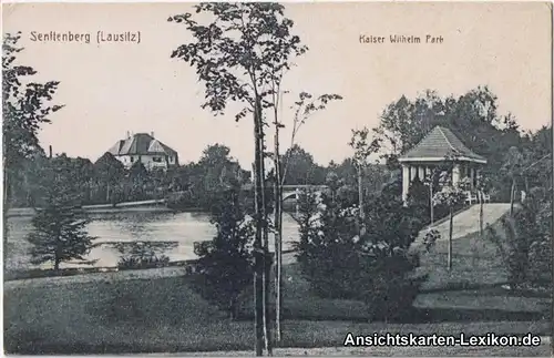 Senftenberg (Niederlausitz) Partie im Kaiser Wilhelm Park