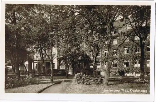 Senftenberg (Niederlausitz) Krankenhaus (Foto AK)