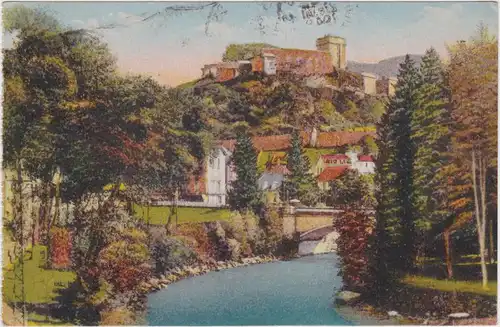 Lourdes Le Chateau-Fort et le Gave