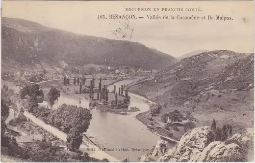 Besançon Vallee de la Casamene et Ile Malpas