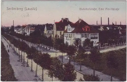 Senftenberg (Niederlausitz) Bahnhofstraße, Ecke Albertstraße