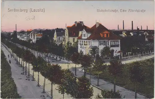 Senftenberg (Niederlausitz) Bahnhofstraße, Ecke Albertstraße