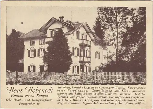 Bad Tölz Partie an der Pension Haus Hoheneck