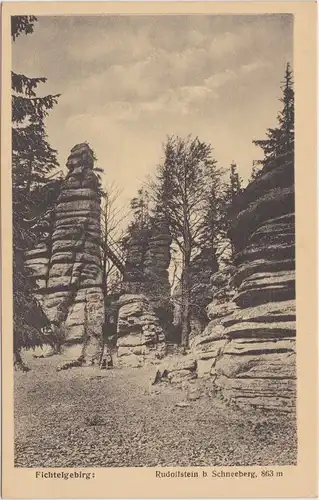 Weißenstadt Fichtelgebirge - Rudolfstein bei Schneeberg