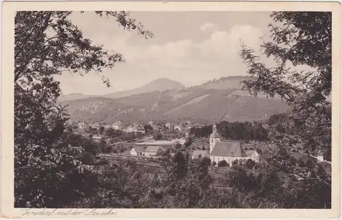 Jonsdorf Blick auf die Stadt