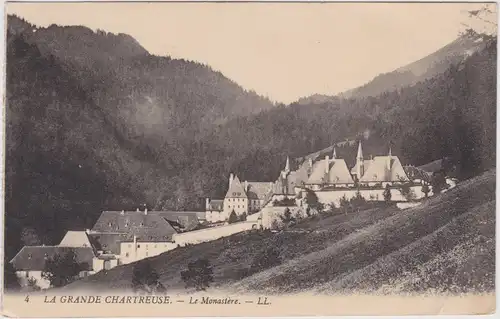 Ansichtskarte Astheim-Volkach La Grande Chartreuse/Kloster Kartause 1928
