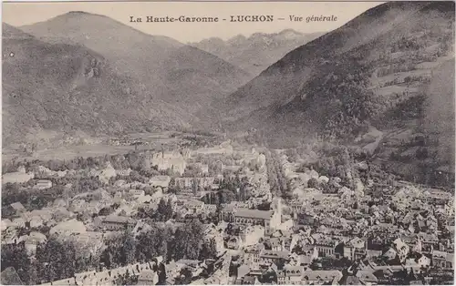 Bagnères-de-Luchon Vue générale Haute-Garonne CPA 1913
