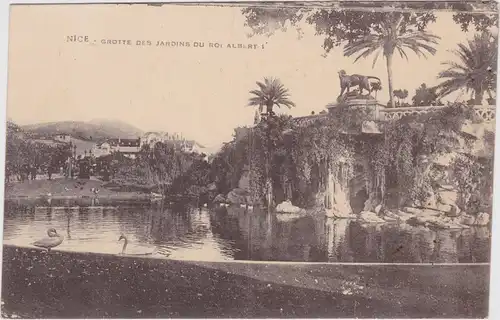 Nizza Nice Grotte des Jardins du Roi Albert 1 Alpes-Maritimes 1916