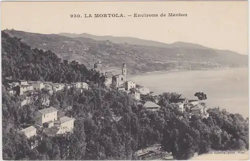 Ventimiglia Rnvirons de Menton  Ligurien Liguria Postcard 1913