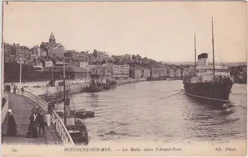 Boulogne-sur-Mer La Malle dans, l´Avant Port