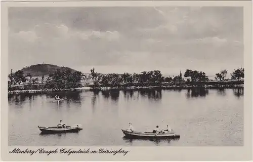 Altenberg (Erzgebirge) Boote auf dem Galgenteich