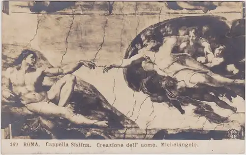 Rom Capella Sistina - Creazione dell uomo - Michelangelo