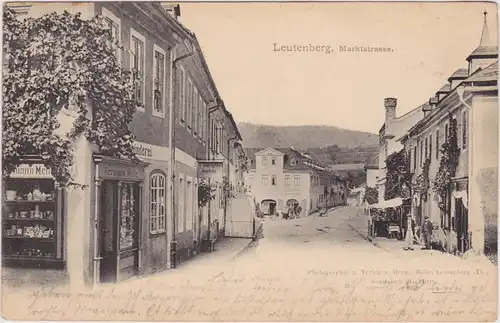 Leutenberg Marktstrasse und Geschäfte