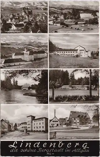 Lindenberg (Allgäu) Mehrbild: Fabrik, Panorama und Plätze