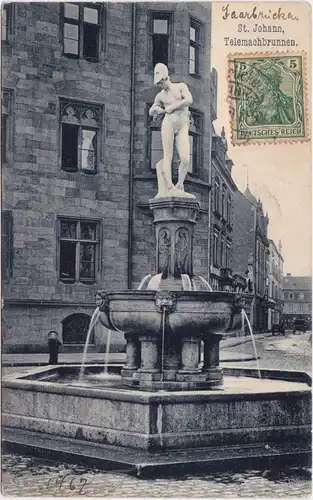 St. Johann in Tirol Strassenpartie und Telemachbrunnen