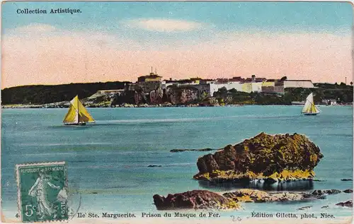 CPA Cannes Ile Ste. Marguerite. Alpes-Maritimes Prison du Masque de Fer 1913