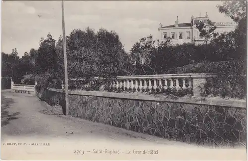 Saint-Raphaël Le Grand-Hôtel VAR CPA bei Cannes 1917