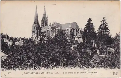 Chartres Eure-et-Loir Kathedrale von Chartres 1919