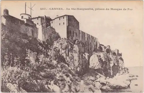 Cannes Ile Ste-Marguevite, prison du Maque de Fev  Alpes-Maritimes 1919