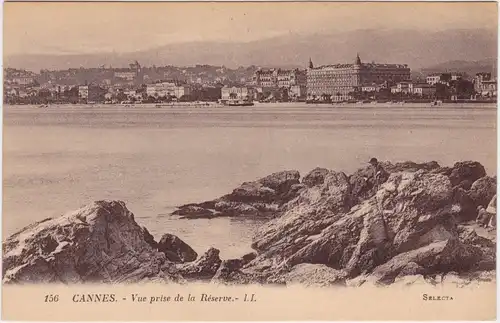 Cannes Vue prise de la Réserve Alpes-Maritimes CPA 1919