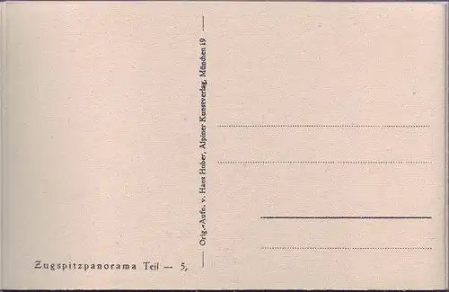 Grainau Zugspitzpanorama Leporello 10 AKs