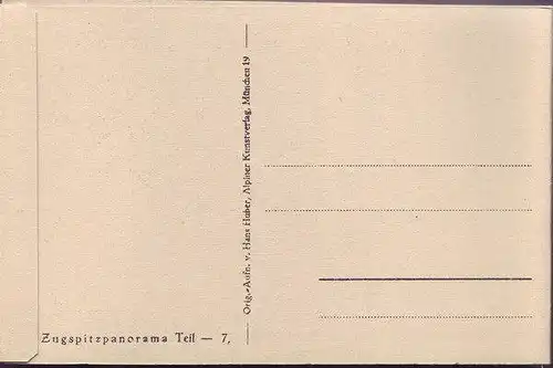 Grainau Zugspitzpanorama Leporello 10 AKs
