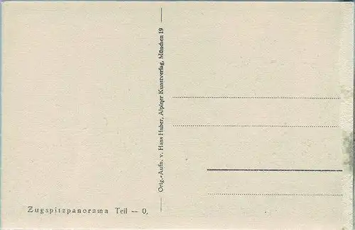 Grainau Zugspitzpanorama Leporello 10 AKs