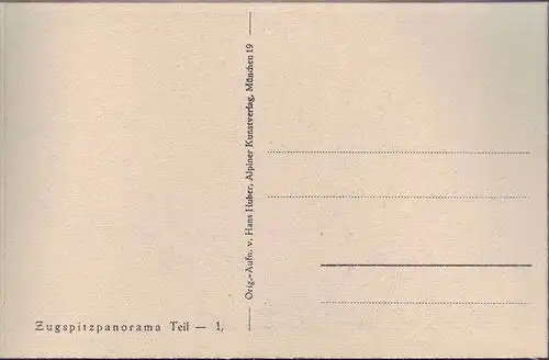 Grainau Zugspitzpanorama Leporello 10 AKs